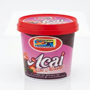 Pote Açaí Creme Morango