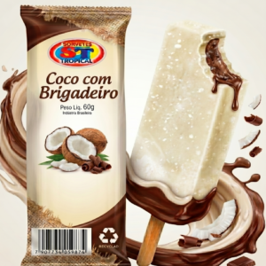 Coco com brigadeiro