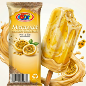 Maracujá com leite condensado